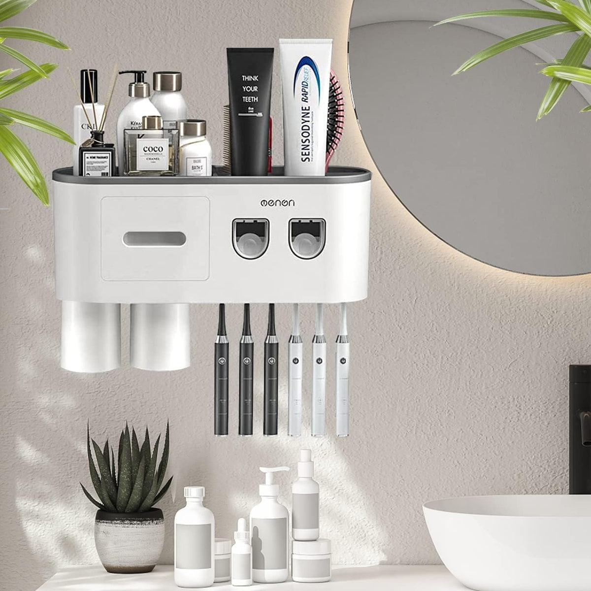 Wall-Mounted Automatic Toothpaste Dispenser