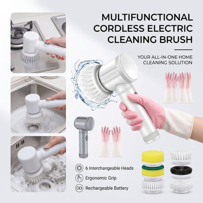 Electric Spin Scrubber Cleaning Brush