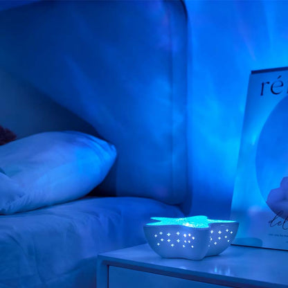 🌊🌟 Starfish Ocean Wave Projector Lamp