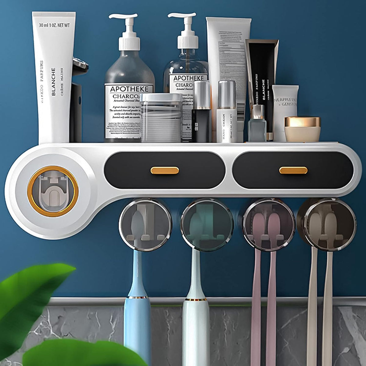Wall-Mounted Automatic Toothpaste Dispenser