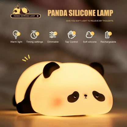 Cute Panda Squishy Animal Night Lamp