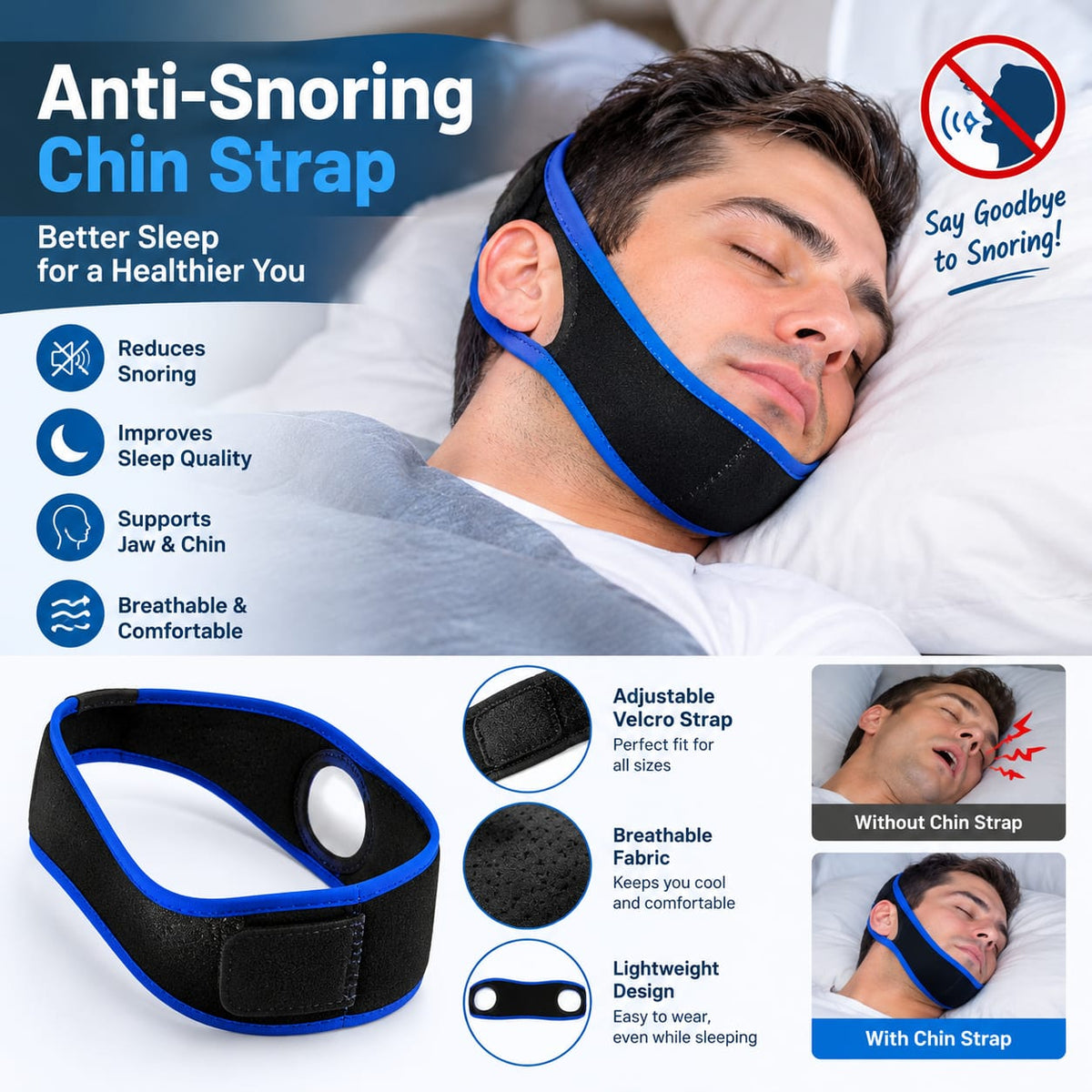 Anti Snoring Chin Strap